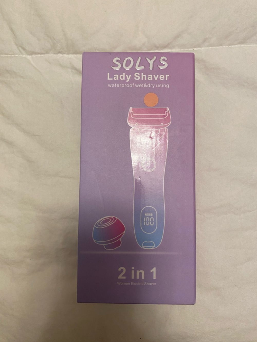 Viral Solys Lady Shaver New In Box Baby Pink